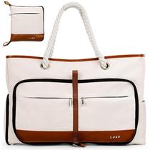 Bolsa de Playa Lekesping Impermeable para Mujer 35L con Compartimento para Zapatos Bolsa de Playa Lekesping Impermeable para Mujer 35L con Compartimento para Zapatos