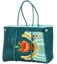 Bolsa de Playa Tote QOGiR de Neopreno Multipropósito con Bolsillo Interior Bolsa de Playa Tote QOGiR de Neopreno Multipropósito con Bolsillo Interior