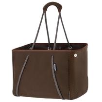 Bolsa de Playa Tote QOGiR Neopreno Marrón X-Grande con Bolsillo Interior Bolsa de Playa Tote QOGiR Neopreno Marrón X-Grande con Bolsillo Interior