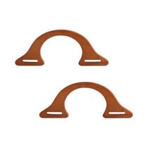 Bolsa De Praia Arqueada De Carvalho Feita À Mão 2PCS Bolsa Decorativa De Madeira Com Alça De Gancho Bolsa De Praia Arqueada De Carvalho Feita À Mão 2PCS Bolsa Decorativa De Madeira Com Alça De Gancho