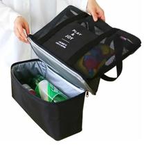 Bolsa DE Praia DE Rede Com Compartimento Térmico