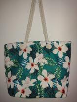 Bolsa de praia estampa flores Bolsa de praia estampa flores