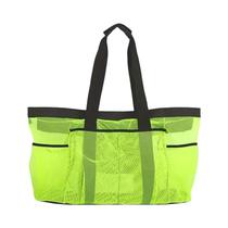 Bolsa De Praia Extra Grande Impermeável Leve E Dobrável Com Alças De Malha E Bolsos Com Zíper Bolsa De Praia Extra Grande Impermeável Leve E Dobrável Com Alças De Malha E Bolsos Com Zíper