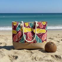 Bolsa de Praia feminina Alça de Corda Modelo Novo Verão de Piscina Grande Resistente com forro inter Bolsa de Praia feminina Alça de Corda Modelo Novo Verão de Piscina Grande Resistente com forro inter