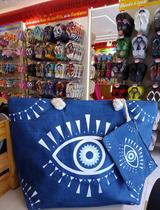 Bolsa de praia grande olho grego
