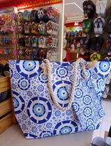 Bolsa de praia grande olho grego