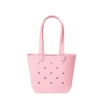 Bolsa de Praia Impermeável Simple Modern Getaway - Tote de Borracha Blush