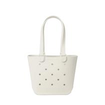 Bolsa de Praia Impermeável Simple Modern Getaway - Tote de Borracha Creme