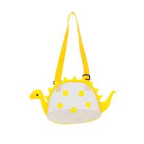 Bolsa de praia infantil colorida Bolsa de malha de armazenamento de brinquedos Bolsa mensageiro pequena