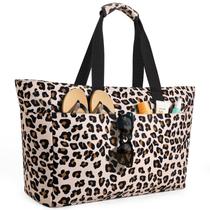 Bolsa de praia ISEYOU extra grande impermeável com compartimento úmido