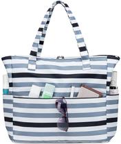 Bolsa de praia LEDAOU, bolsa feminina impermeável à prova de areia com bolso molhado