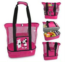 Bolsa de praia Mickey rosa