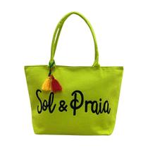 Bolsa de Praia Neon Feminina Viagem Verão Piscina Resistente Lançamento