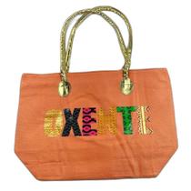 Bolsa De Praia Palha Feminina Com Zíper De Ombro Oxente Sacola Ecobag Tote Juta Com Alça Dourada laranja Bolsa De Praia Palha Feminina Com Zíper De Ombro Oxente Sacola Ecobag Tote Juta Com Alça Dourada laranja