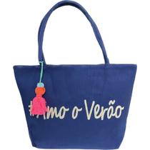 Bolsa De Praia Sacola Impermeável Feminina Moda Praia Amo o Verão Piscina Ecobag