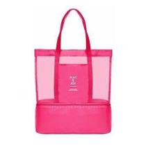 Bolsa de Praia Telada Verão Piscina Piquinique Compartimento Térmica