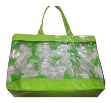 Bolsa De Praia Transparente Com Alça Estampada