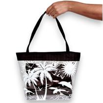 Bolsa de Praia Transparente Com Necessaire Impermeável Verão