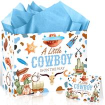 Bolsa de presente Frakron Cowboy Baby Shower Birthday para meninos