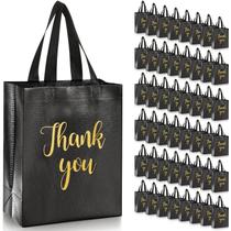 Bolsa de presente Fumete Glossy Thank You 50 unidades de 25x20x10cm não tecida Bolsa de presente Fumete Glossy Thank You 50 unidades de 25x20x10cm não tecida