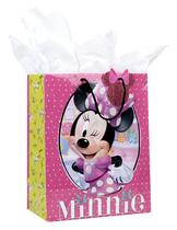 Bolsa de presente Hallmark 13 Large Minnie Mouse com papel de seda Bolsa de presente Hallmark 13 Large Minnie Mouse com papel de seda