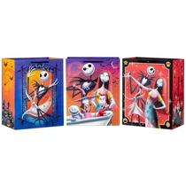 Bolsa de presente Hallmark Disney The Nightmare Before Christmas x3 Bolsa de presente Hallmark Disney The Nightmare Before Christmas x3