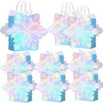 Bolsa de presente Kolldenn Snowflake Paper Princess Baby Shower x24