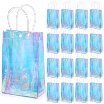 Bolsa de presente Sherr Holographic Reutilizável em PVC iridescente 16 unidades