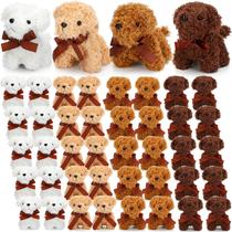 Bolsa de presente Stuffed Animal Liliful Mini Pelush Dogs de 12 cm e 40 unidades