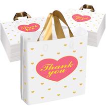 Bolsa de presente XPCARE Thank You 100 unidades de 30 x 35 cm branca com alça Bolsa de presente XPCARE Thank You 100 unidades de 30 x 35 cm branca com alça