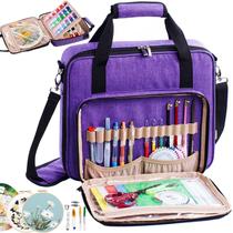 Bolsa de projeto de bordado MYBAGZING Large com armazenamento e organizador