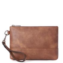 Bolsa de pulso feminina de couro de grande capacidade Wallet CLUCI Bolsa de pulso feminina de couro de grande capacidade Wallet CLUCI