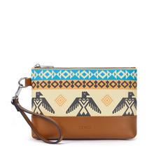 Bolsa de pulso feminina de couro de grande capacidade Wallet CLUCI Bolsa de pulso feminina de couro de grande capacidade Wallet CLUCI