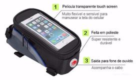 Bolsa De Quadro Bike Celular Smartphone ate 6.5 polegadas