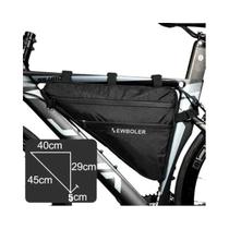 Bolsa De Quadro De Bicicleta Grande Impermeável NEWBOLER, Bolsa Triangular Para Tubo Frontal,