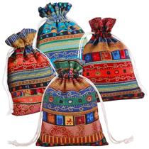 Bolsa de Regalo PINOWU Estilo Étnico Bolsitas de Algodón 13x18cm 12 piezas Bolsa de Regalo PINOWU Estilo Étnico Bolsitas de Algodón 13x18cm 12 piezas