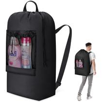 Bolsa de roupa suja Lifewit 90L com alças de ombro e bolso de malha Bolsa de roupa suja Lifewit 90L com alças de ombro e bolso de malha