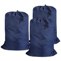 Bolsa de roupa suja UniLigis lavável de viagem com cordão, pacote com 3 Bolsa de roupa suja UniLigis lavável de viagem com cordão, pacote com 3