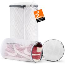 Bolsa de roupa suja Urezorgear Honeycomb para máquina de lavar sapatos, pacote com 2 unidades
