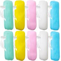 Bolsa de sabonete de malha GXXMEI, esfoliante, 20 unidades para corpo e rosto