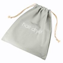 Bolsa de secador de cabelo ERKXD Drawstring Recipiente para viagens/cinza claro Bolsa de secador de cabelo ERKXD Drawstring Recipiente para viagens/cinza claro