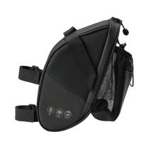Bolsa De Selim De Bicicleta Impermeável Refletiva 2L Com Suporte Para Garrafa De Água, Bolsa De
