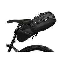 Bolsa De Selim Grande Impermeável Para Bicicleta 10L NEWBOLER MTB Bolsa De Ciclismo Dobrável Para