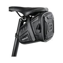 Bolsa De Selim Impermeável Para Bicicleta MTB E De Estrada Com Faixa Refletiva E Suporte Para