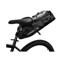 Bolsa De Selim Para Bicicleta Grande Capacidade Impermeável Refletiva Dobrável NEWBOLER MTB Pannier