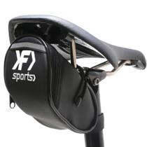 Bolsa de Selim Para Bike F Sports Slim Impermeável Branca