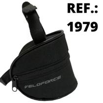 Bolsa de selim preta veloforce 1979