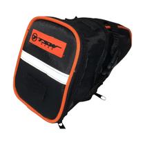 Bolsa de Selim TSW Mod. 03 Expansível Impermeável para Bike MTB Ciclismo Porta Objetos Preto