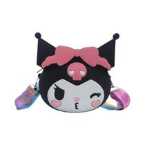 Bolsa De Silicone Kawaii Hello Kitty Pequena Bolsa De Moda Sanrio Princesa Armazenamento De
