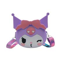 Bolsa De Silicone Kawaii Hello Kitty Pequena Bolsa De Moda Sanrio Princesa Armazenamento De